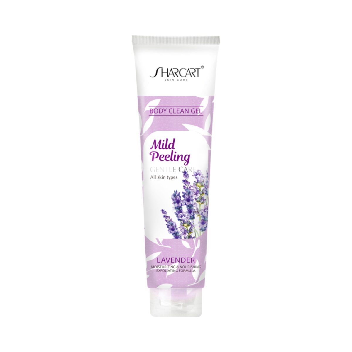 Face and body exfoliating peeling gel lavender scent - 310ml, 1pack