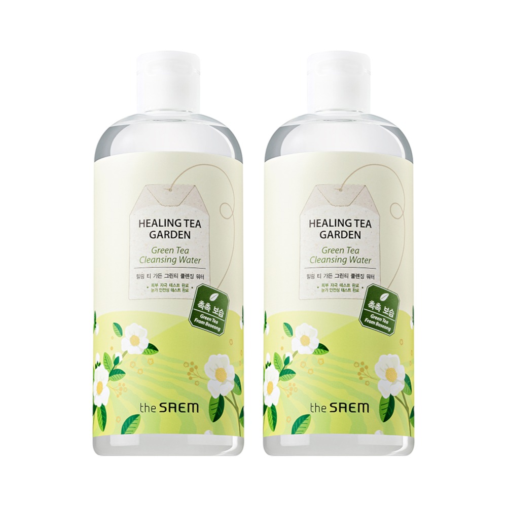 the SAEM Healing Tea Garden Green Tea Cleansing Water