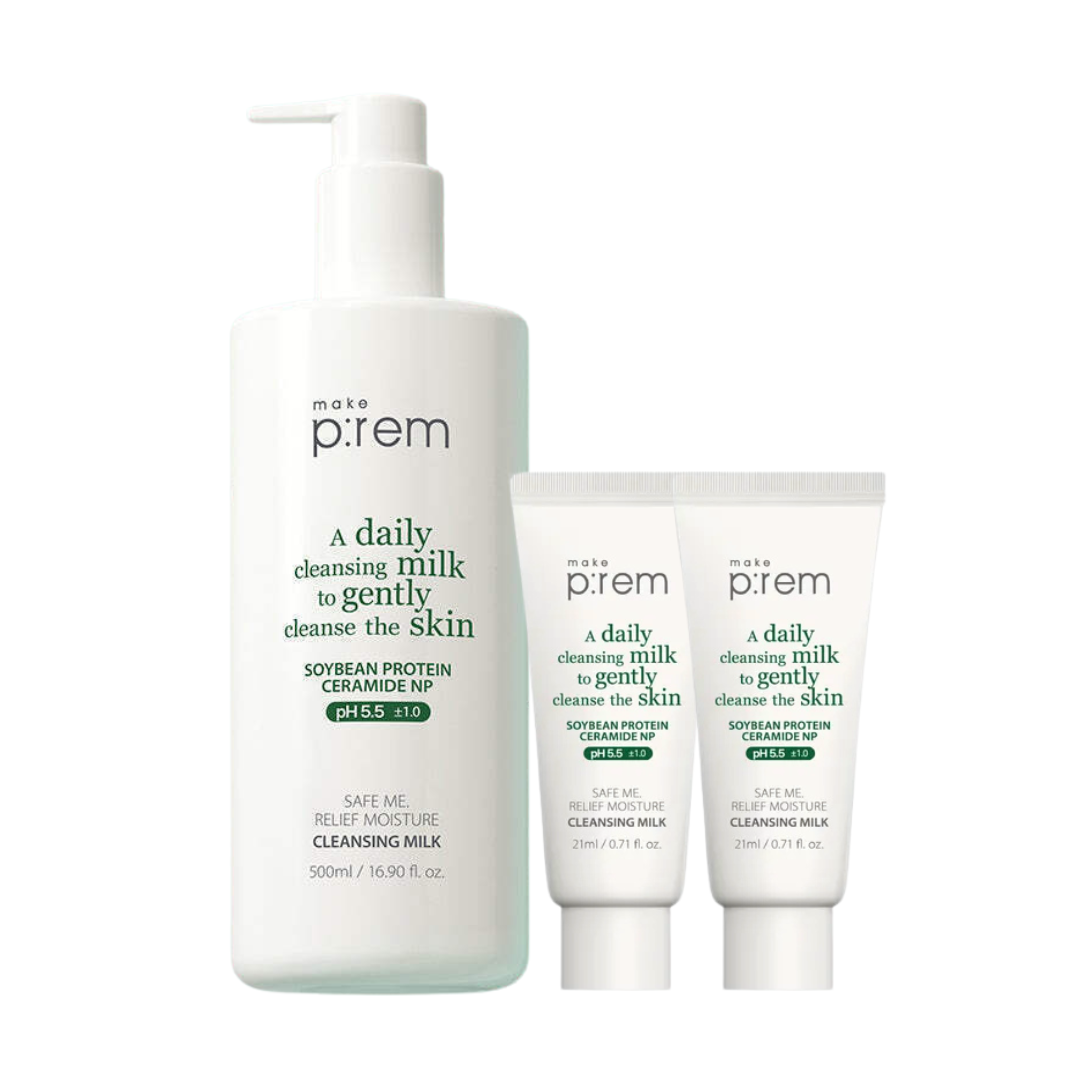Safe Me Relief Moisture Cleansing Milk Set