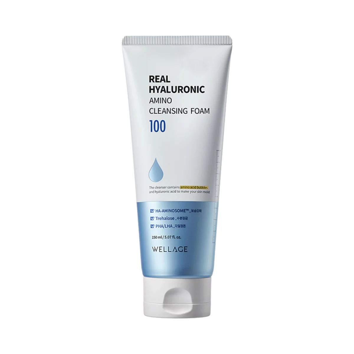 Real Hyaluronic Amino Cleansing Foam - 150ml, 1pack