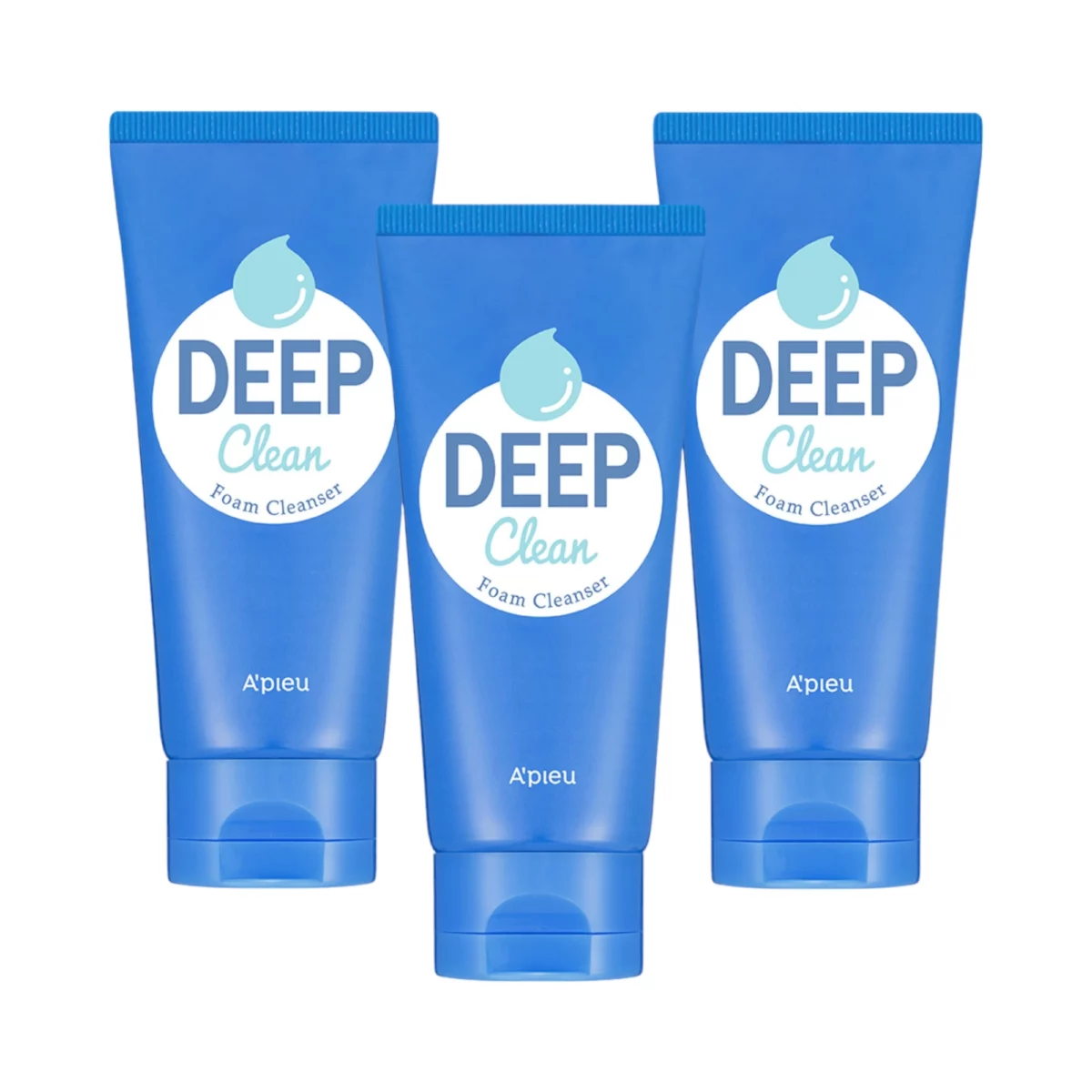 Deep Clean Foam Cleanser - 130ml, 3packs