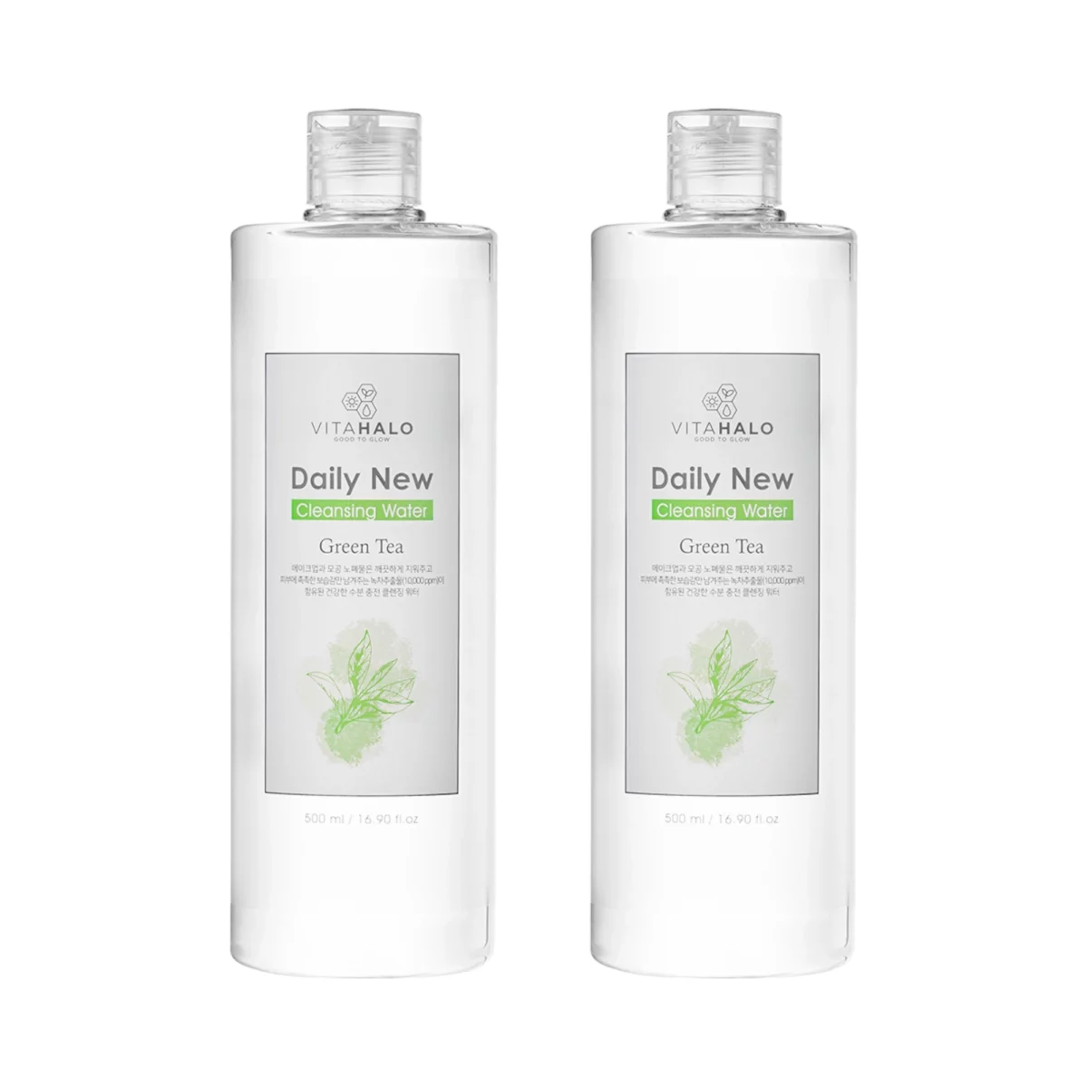 Daily New Jeju Green Tea Cleansing Water - 500ml, 2packs