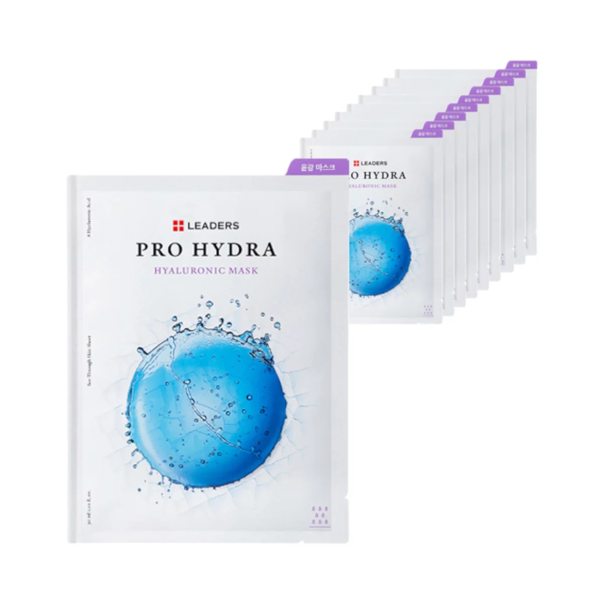 Leaders Pro Hydra Hyaluronic Mask - 10ea, 1pack