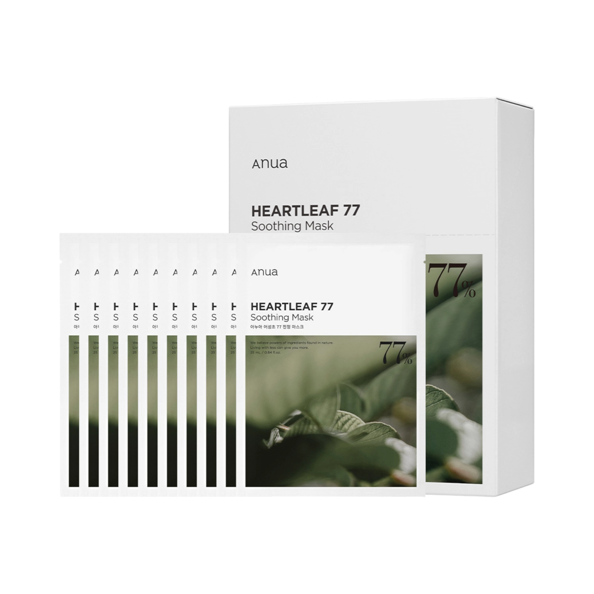 Heartleaf 77 Moisturizing Soothing Sheet Mask Pack 25ml