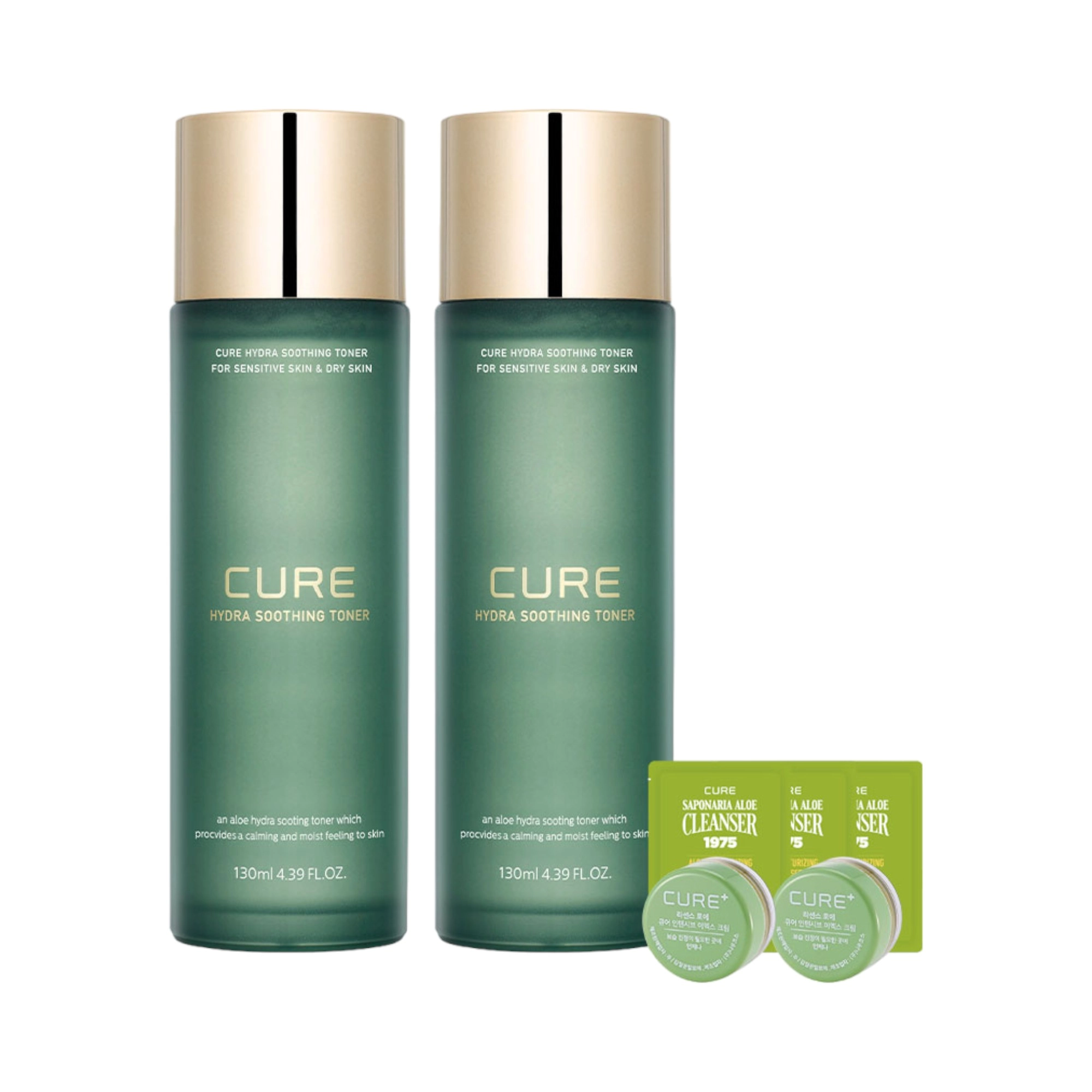 Cure Hydra Soothing Toner 130ml + 2 Types Experience Kit