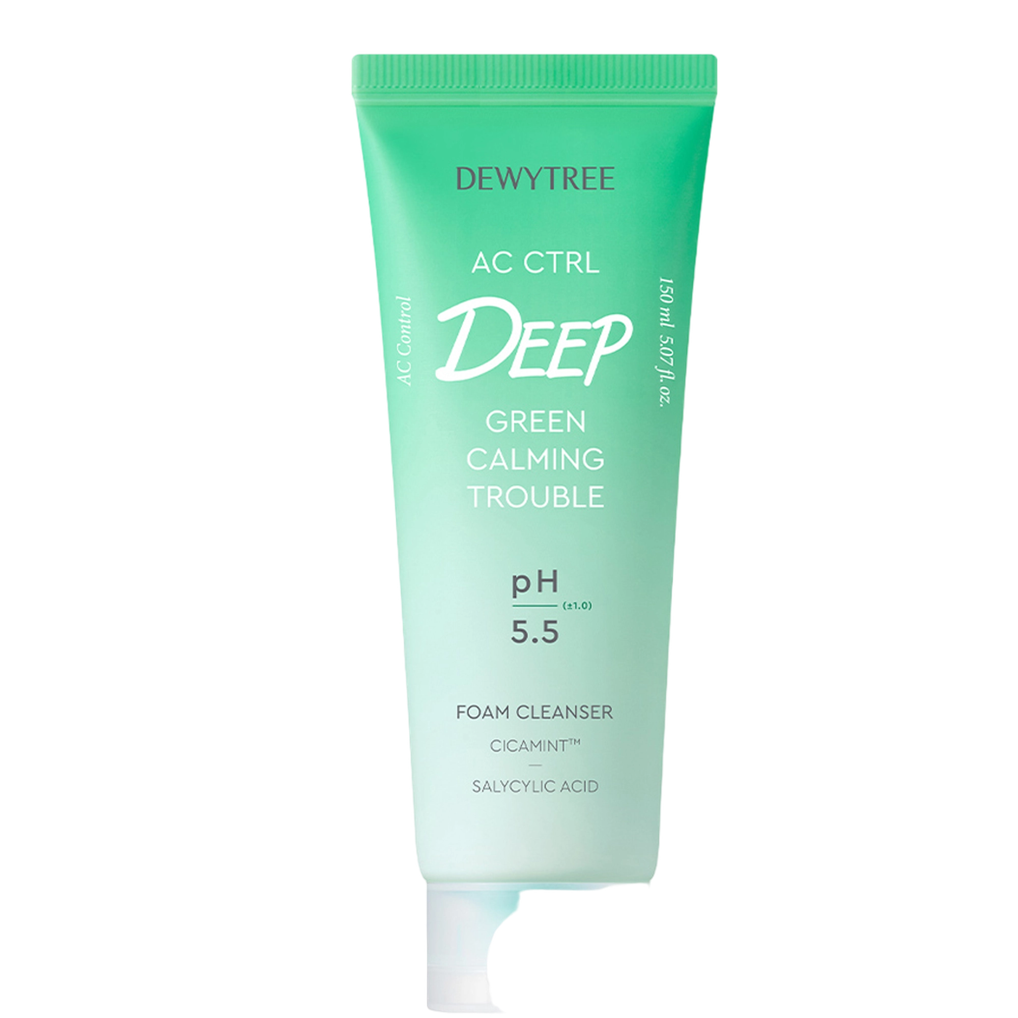 AC Control Deep Green Calming Trouble Foam Cleanser