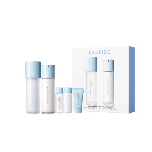 Waterbank Blue Hyaluronic 2-Step Essential Set for Combination Skin