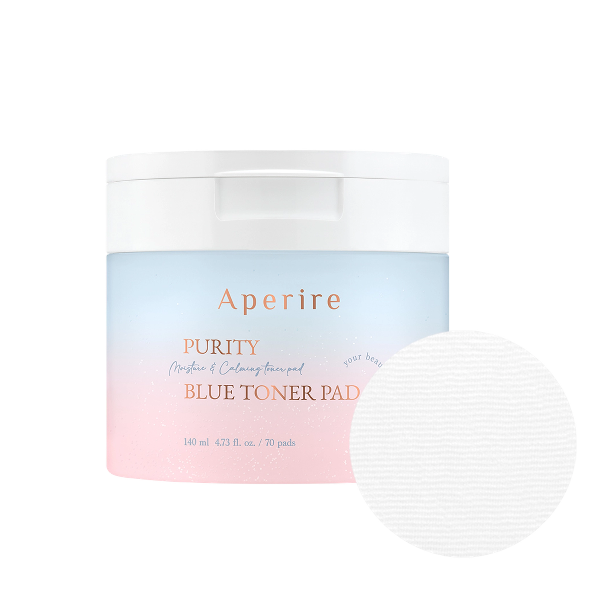 Pure Blue Toner Pad 140ml