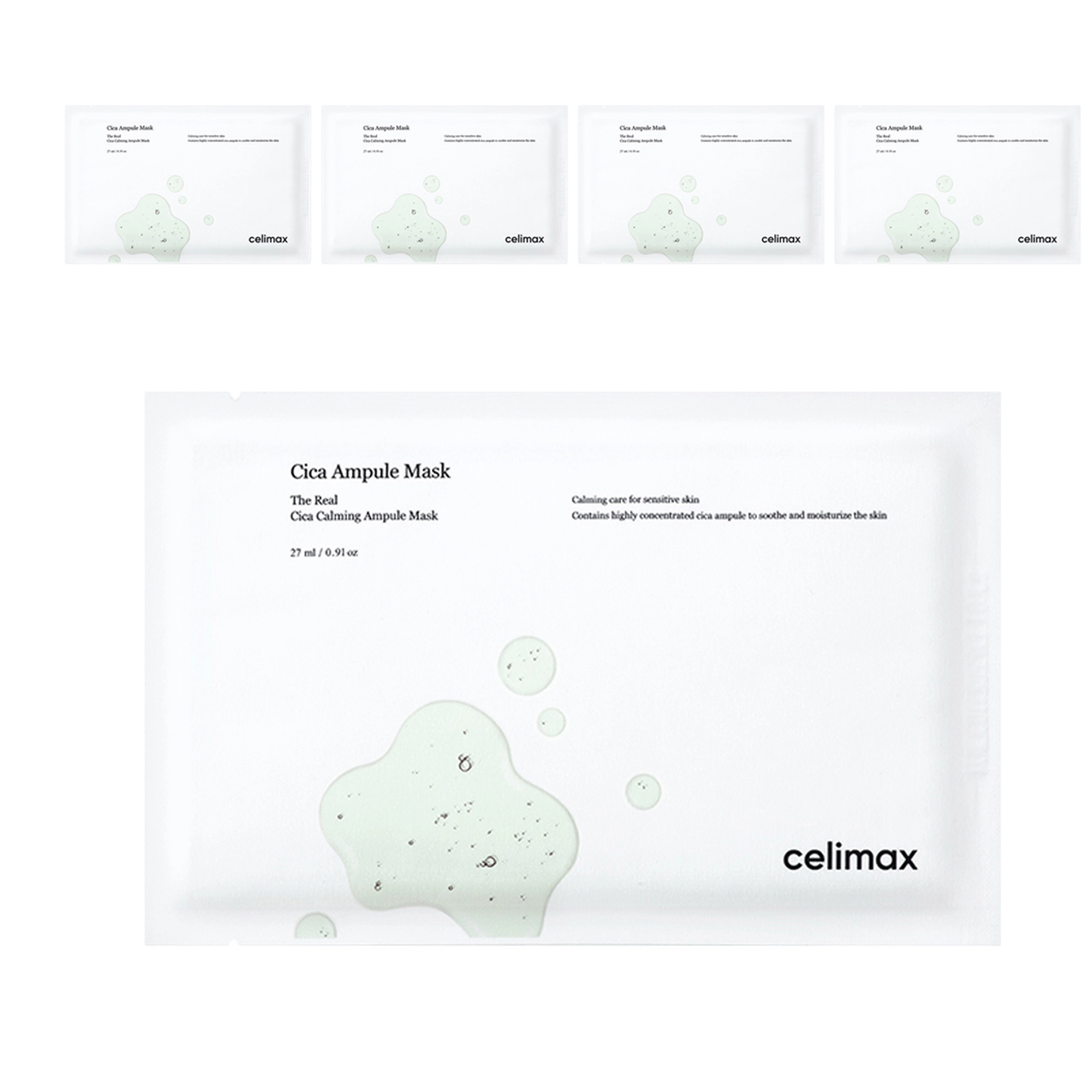 The Real Cica Calming Ampoule Mask 27ml