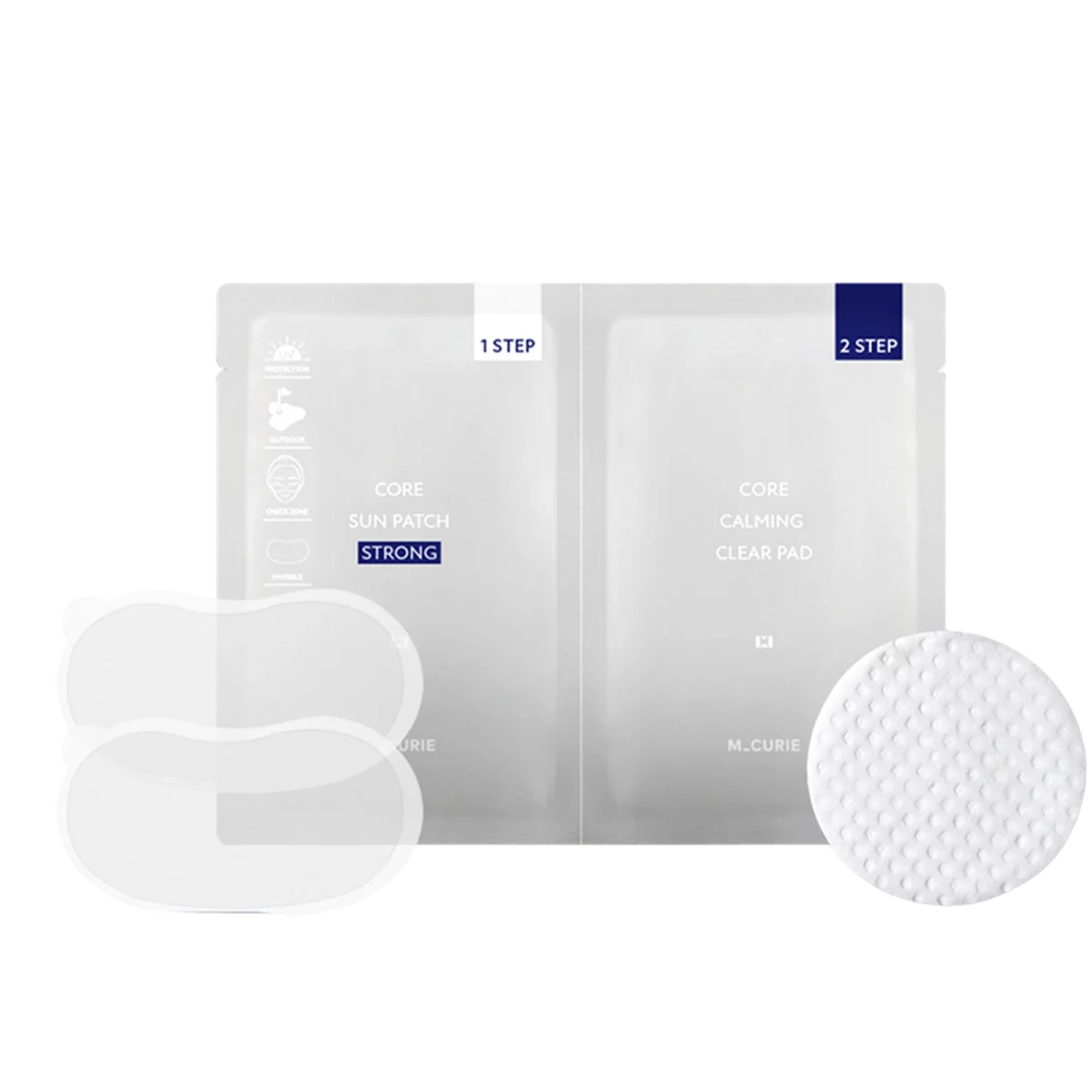 Core Sun Patch Strong Step 1 2p + Calming Clear Pad Step 2 3g Set
