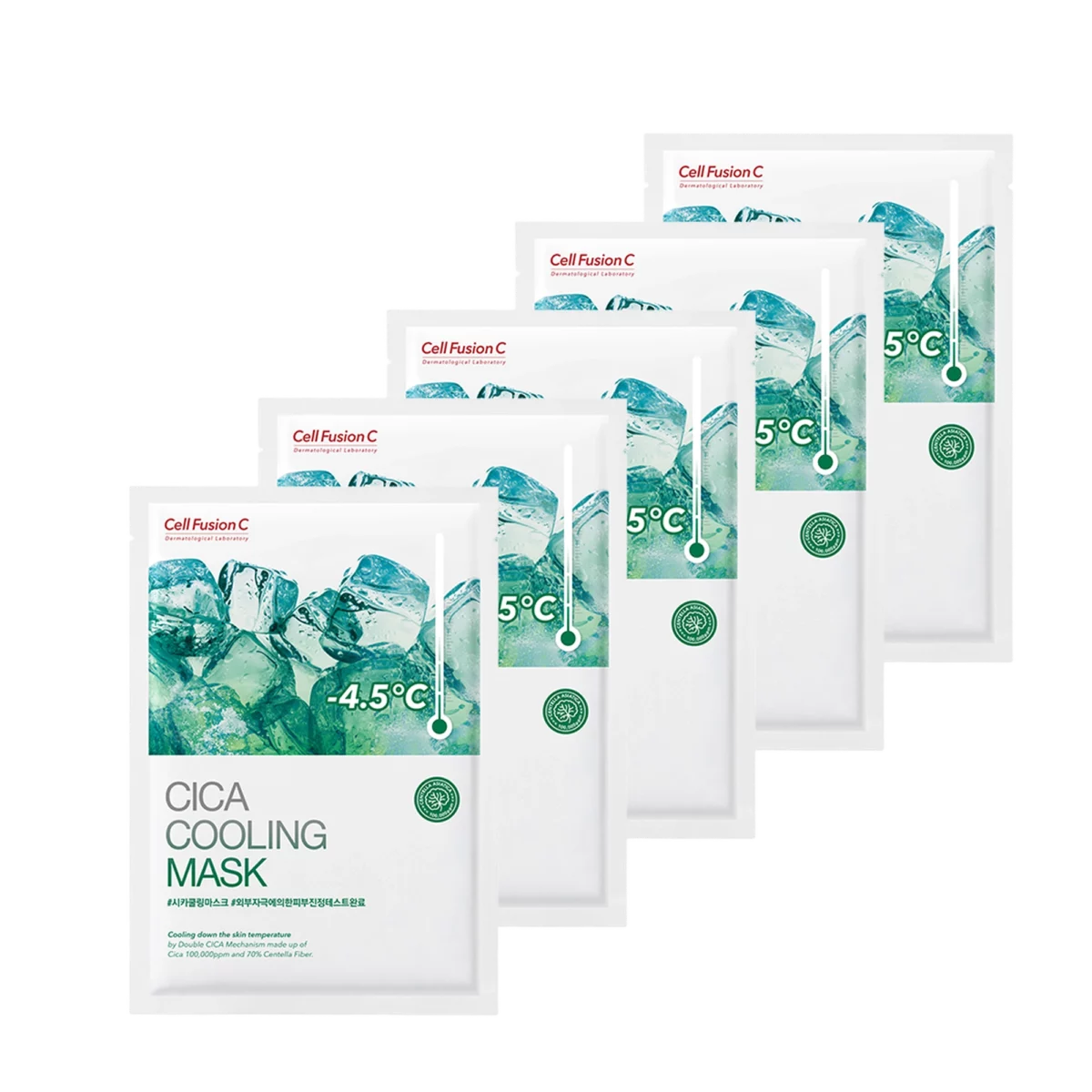 Cica Cooling Mask Pack 27g - 1ea, 5packs