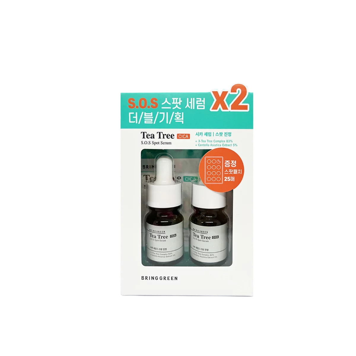 Tea Tree Cica Spot Serum 13ml Double Pack Spot Patch Included