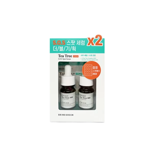 Tea Tree Cica Spot Serum 13ml Double Pack Spot Patch Included