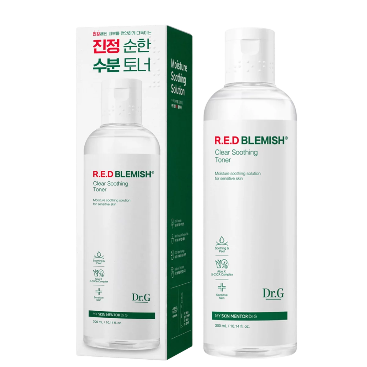 Red Blemish Clear Soothing Toner - 300ml, 1pack