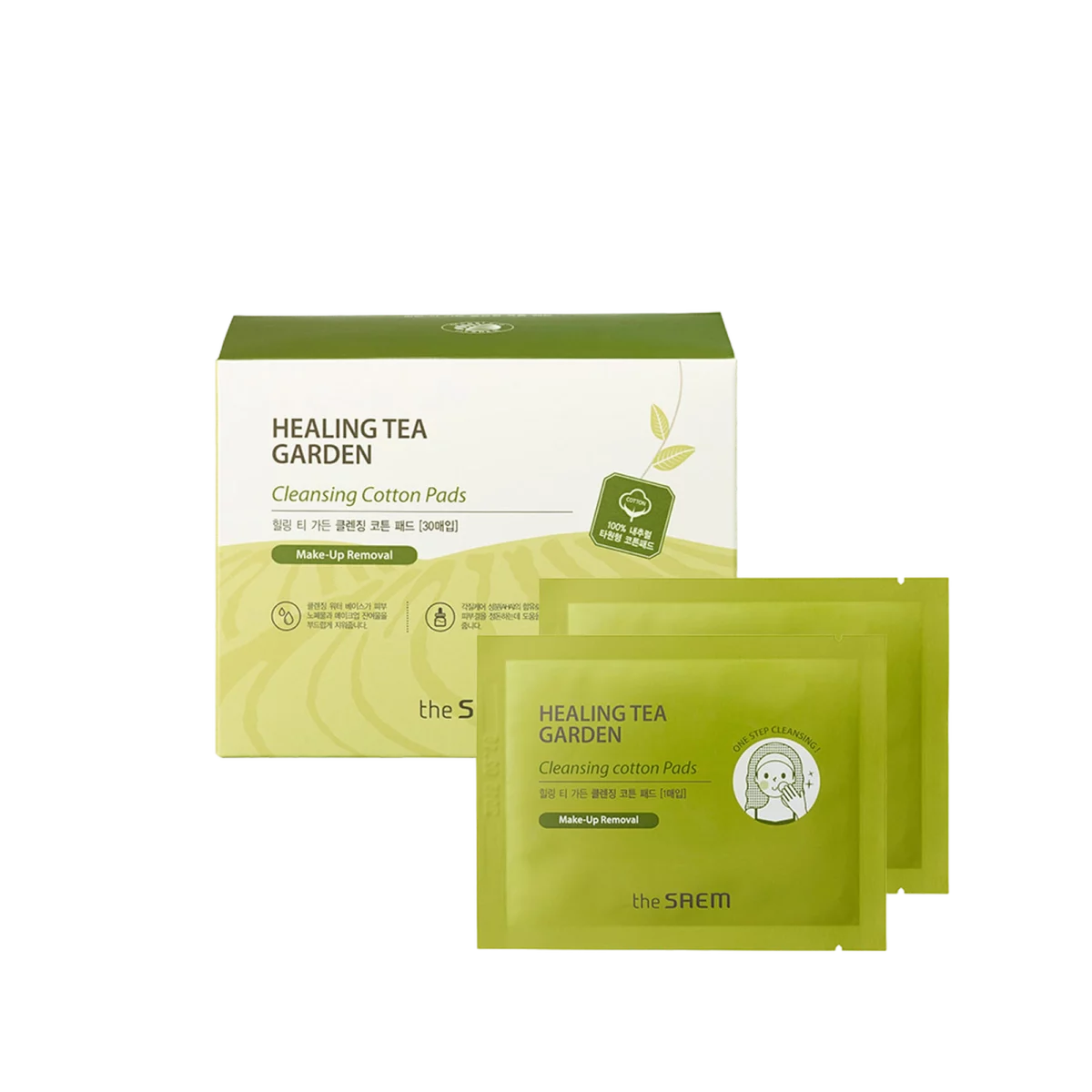 Healing Tea Garden Cleansing Cotton Pad - 30ea, 1pack