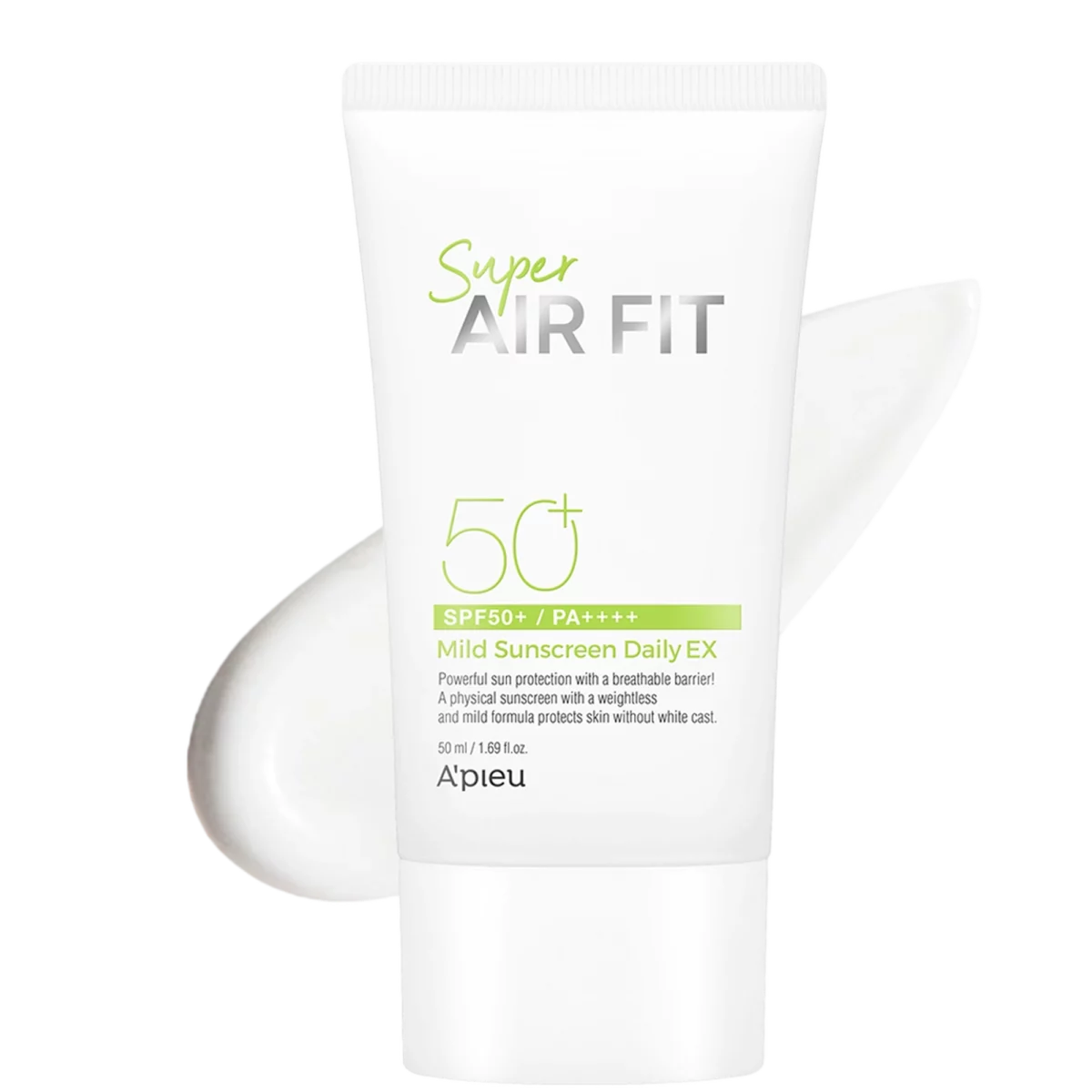 Super Airfit Mild Sun Cream Daily X SPF50+ PA++++ - 50ml, 1pack