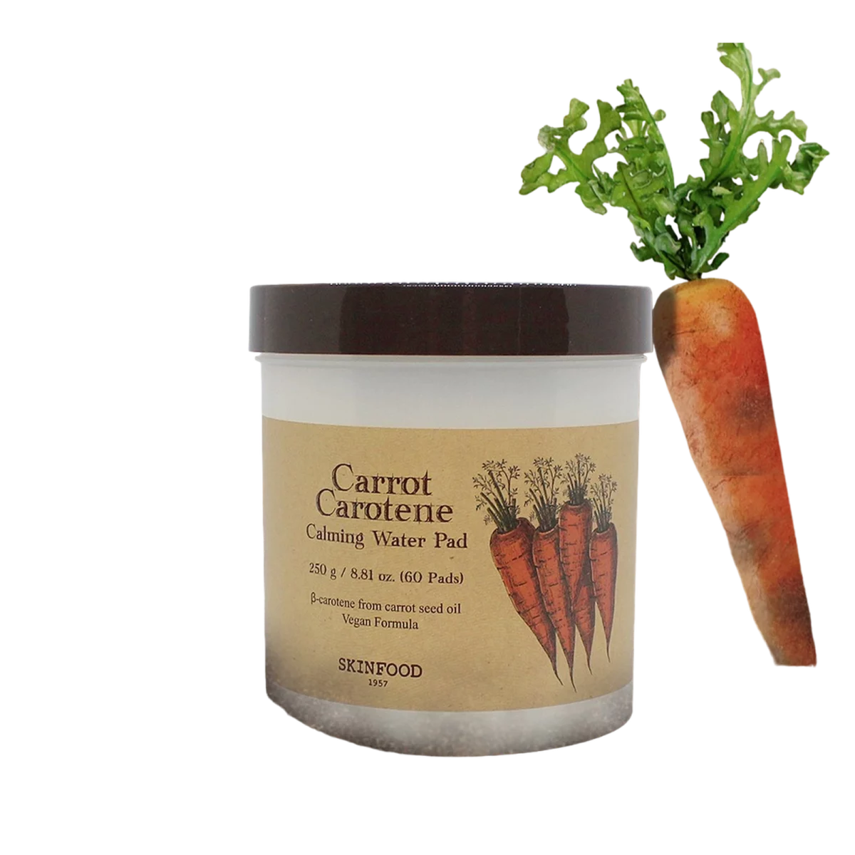 Carrot Carotene Calming Water Pad - 60ea, 1pack