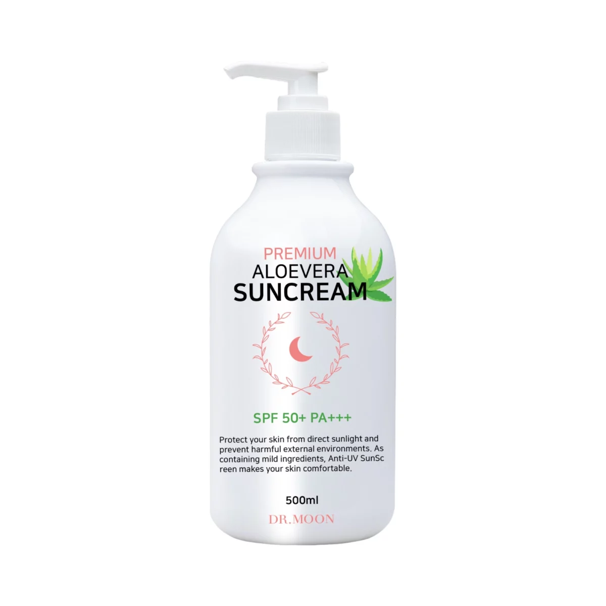 Premium large capacity aloe vera sunscreen SPF50+ PA+++