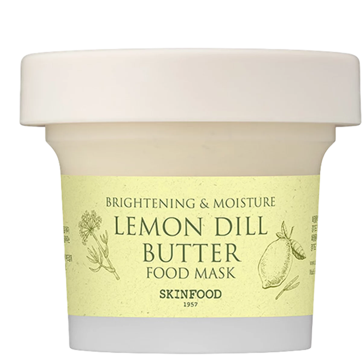 Lemon Dill Butter Food Mask