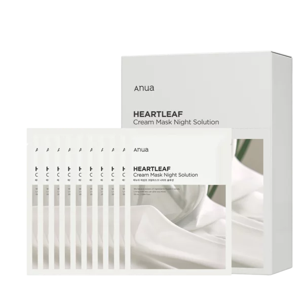 Hearleaf Soothing Moisturizing Barrier Strengthening Night Solution Cream Sheet Mask Pack 25ml