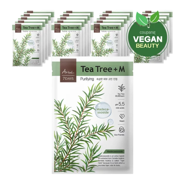 Seven Days Tea Tree M Angry Skin Soothing Mask Pack