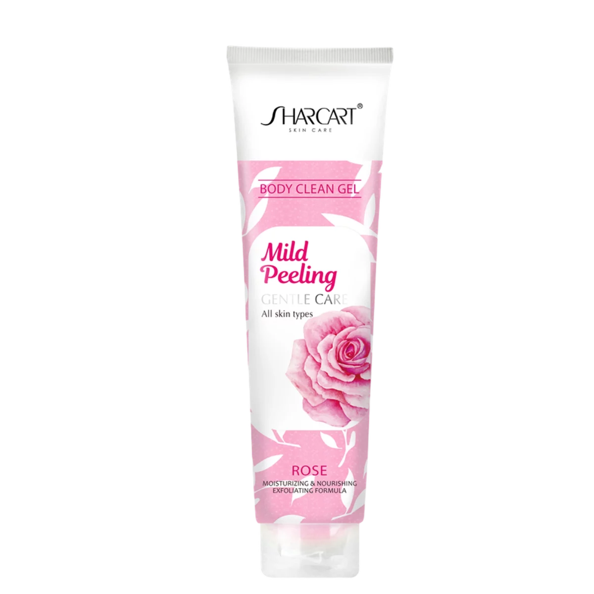 Face and Body Exfoliating Peeling Gel Rose Scent