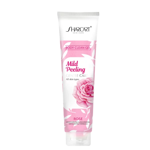 Face and Body Exfoliating Peeling Gel Rose Scent