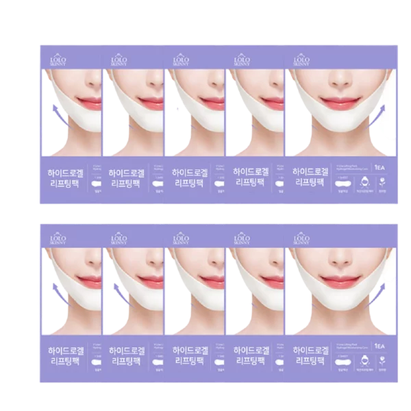 Hydrogel Jaw Mask Patch