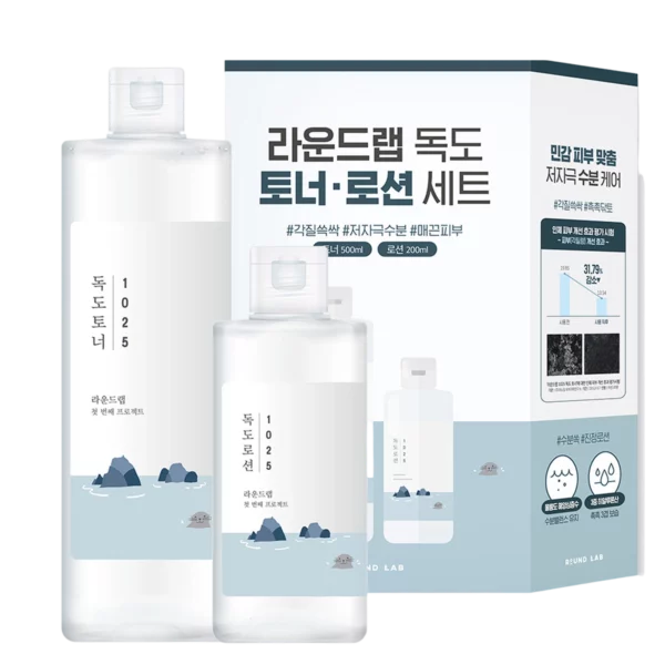 Dokdo Toner 500ml + Lotion 200ml Set, 1 Set