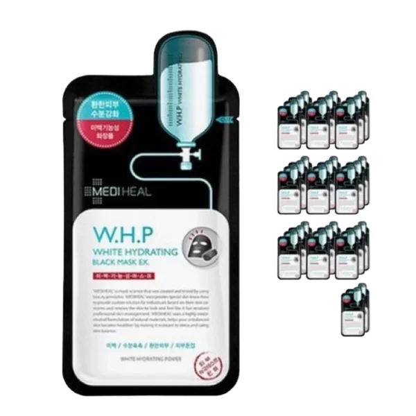 WHP Whitening Moisture Black Mask EX 1 Sheet Special Offer/Genuine, 1 Sheet, 60 Pieces