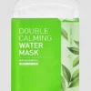 Double Calming Water Mask + Hyaluronic Moist Essence Mask, 20 sheets, 1 set