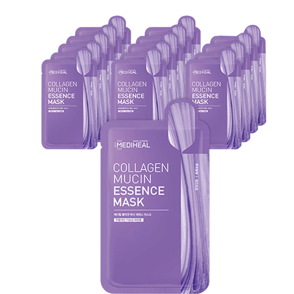 Collagen Mucin Essence Mask Pack 20ml, 1 piece, 15 packs - 15ea, 1pack