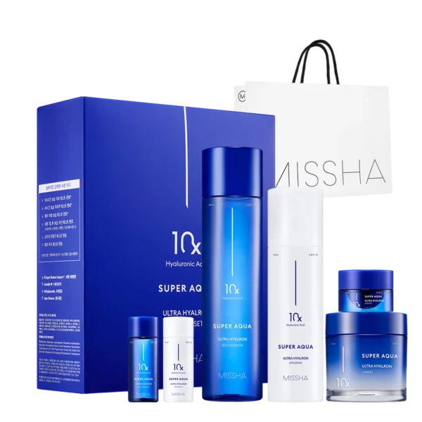 NEW Super Aqua Ultra Hyaluron Skin Essence 200ml + Emulsion 130ml + Cream 70ml Special Set, 1 Set