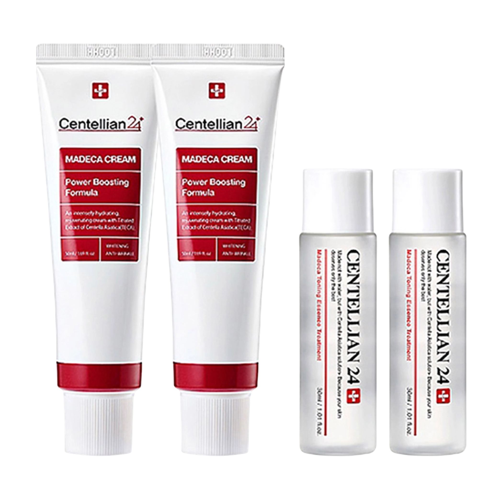 Madeca Cream Power Boosting Formula 50ml + Toning Essence Treatment 30ml, 1 Set