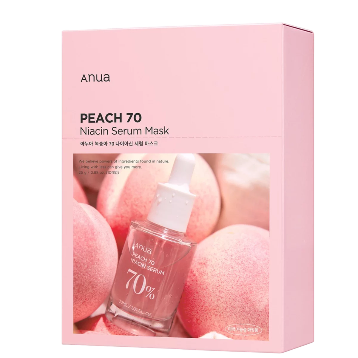 Peach 70 Niacin Serum Mask Pack, 10 Pieces, 1 Pack