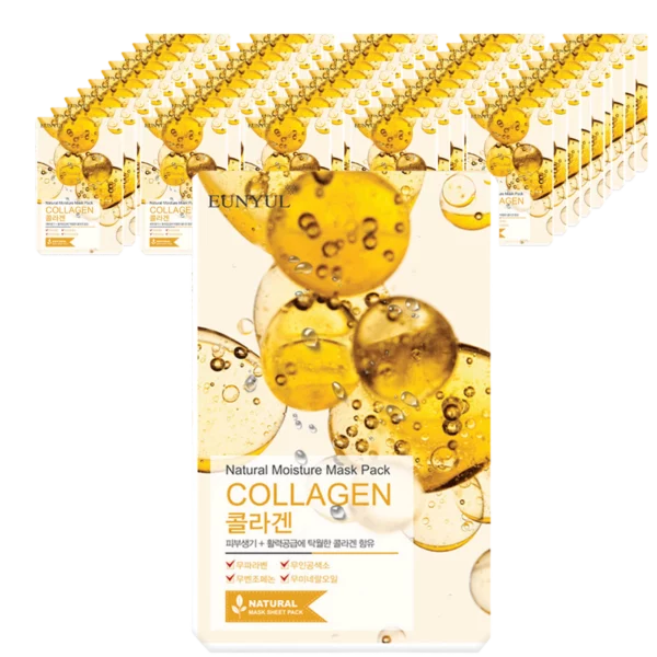 Natural Moisture Collagen Mask Pack, 1 piece, 50 packs