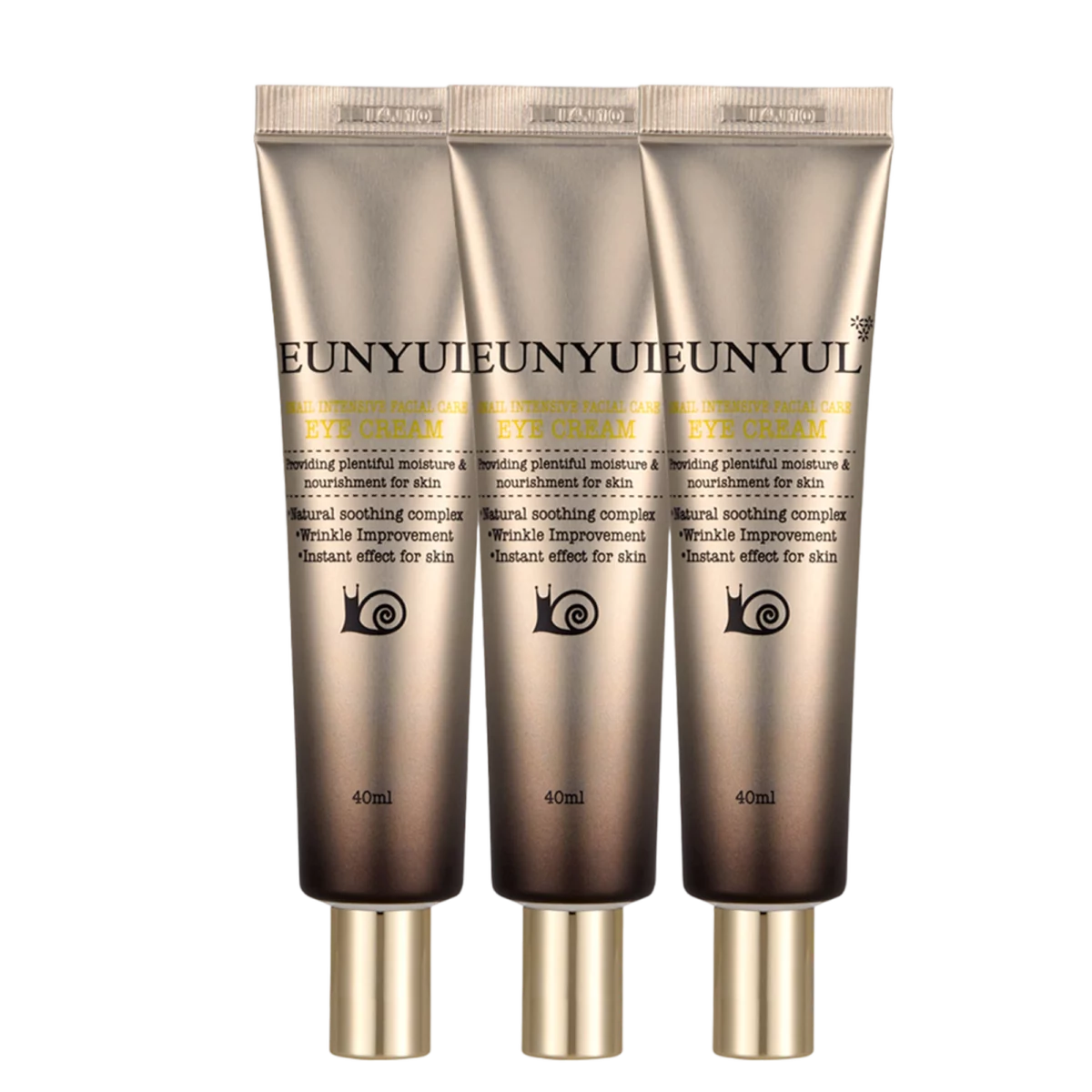 Snail Intensive Facial Care Eye Cream, 40ml, 3packs