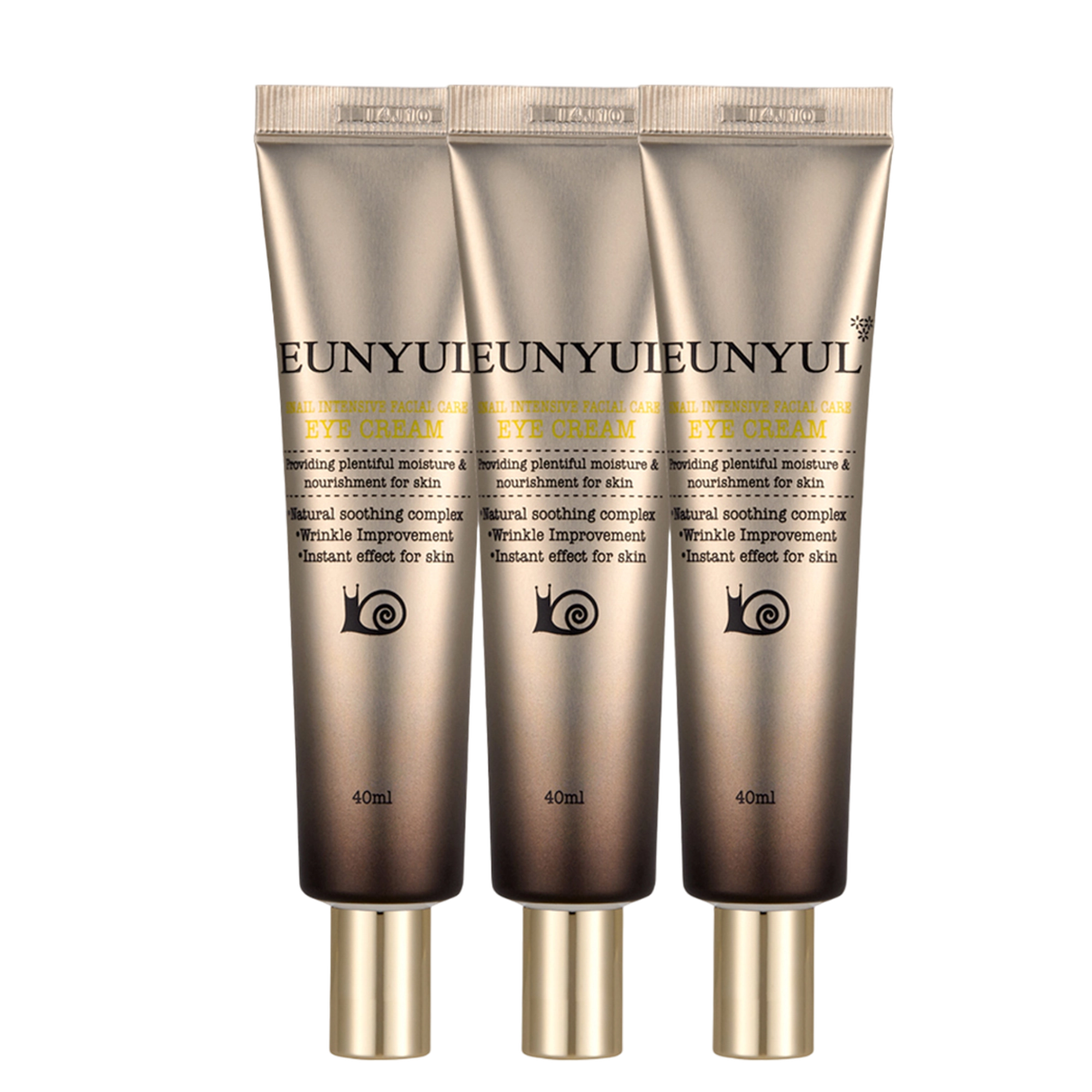 Snail Intensive Facial Care Eye Cream, 40ml, 3packs