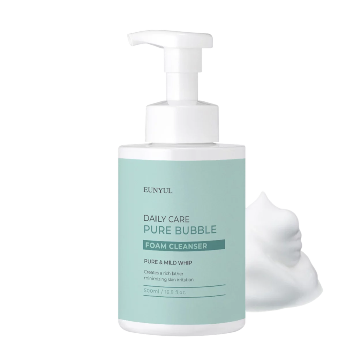 Daily Care Pure Bubble pH 5.5 Foam Cleanser, 500ml, 1pack