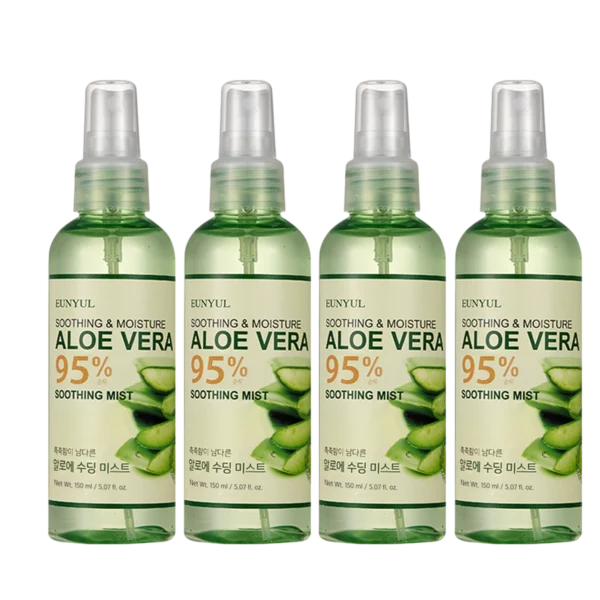 Aloe Vera Soothing Mist, 150ml, 4packs