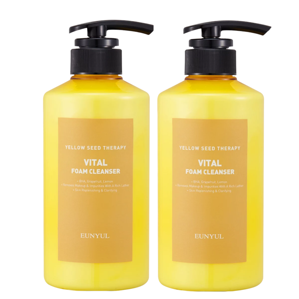 Yellow Seed Therapy Vital Foam Cleansing, 500ml, 2packs