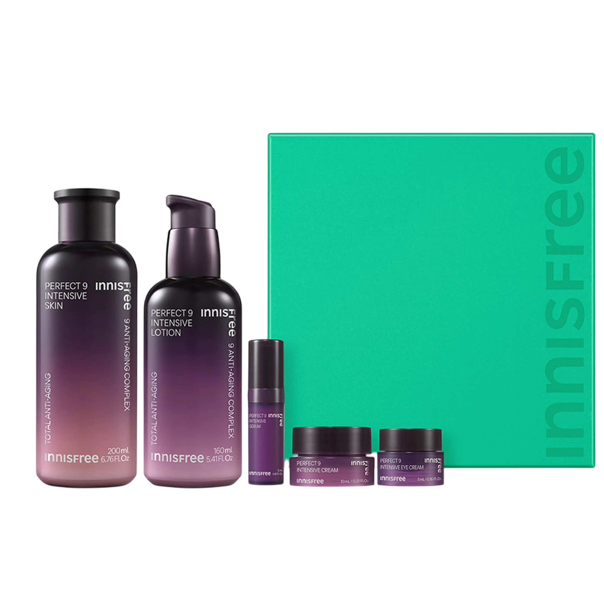 New Perfect 9 Intensive Skincare Set, 2packs, 1set