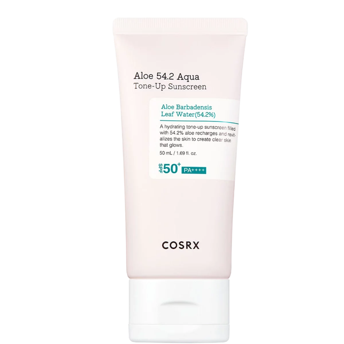 Aloe 54.2 Aqua Tone-Up Sunscreen SPF50+ PA++++, 50ml, 1pack