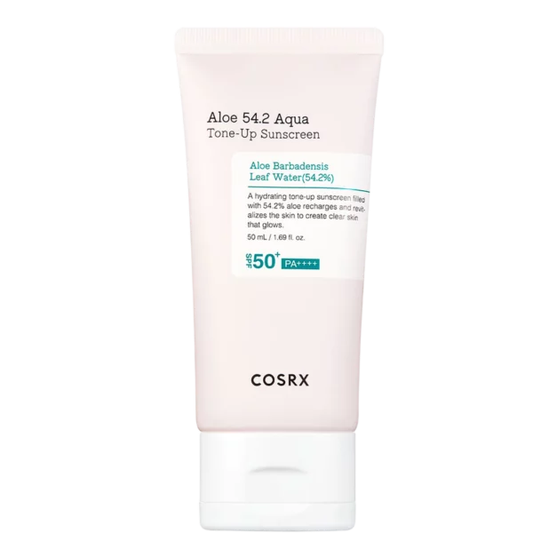 Aloe 54.2 Aqua Tone-Up Sunscreen SPF50+ PA++++, 50ml, 1pack