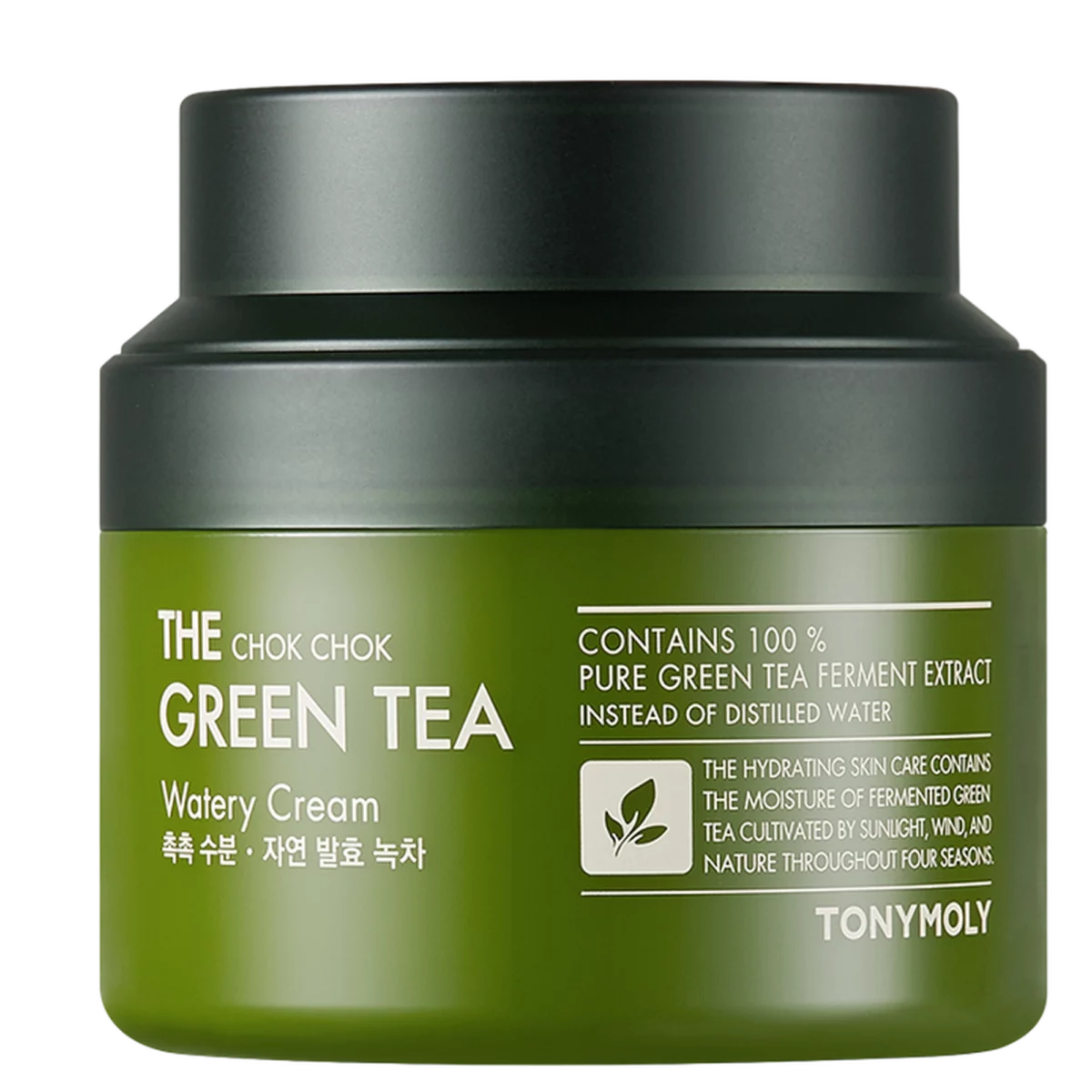 The chok chok Green Tea Watery Moisture Cream, 100ml, 1pack