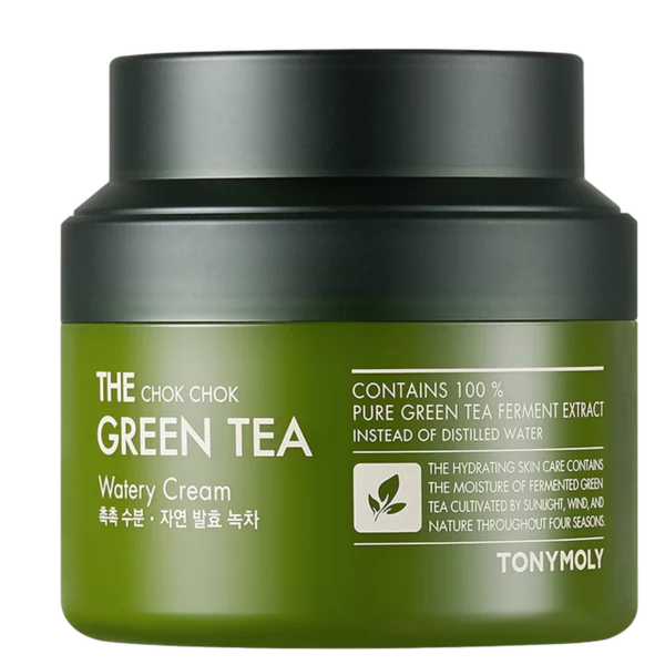 The chok chok Green Tea Watery Moisture Cream, 100ml, 1pack