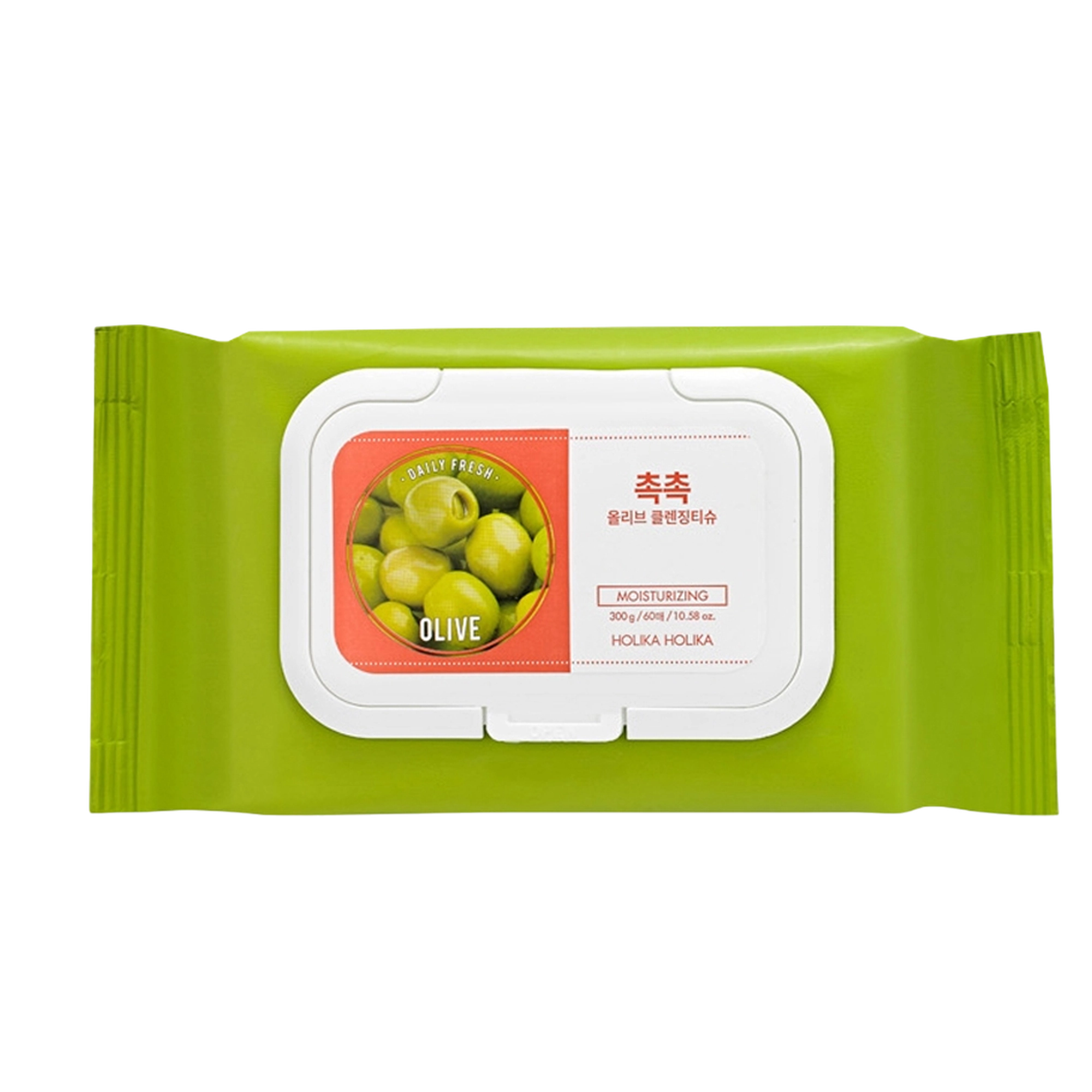 Daily Fresh Olive Cleansing Tissue, 300g, 60ea, 1pack