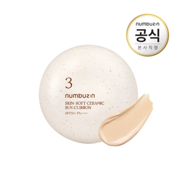 No.3 Skin-Soft Ceramic Sun Cushion SPF 50+ PA++++