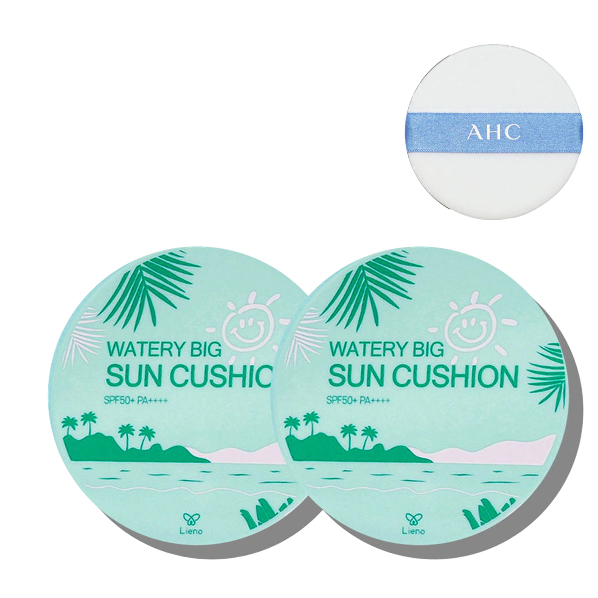 Sun Cushion 2024 Latest Watery Big Sun Cushion Jang Yoon-jeong (+Puff)