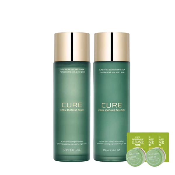 Cure Hydra Soothing Emulsion 130ml + Toner 130ml